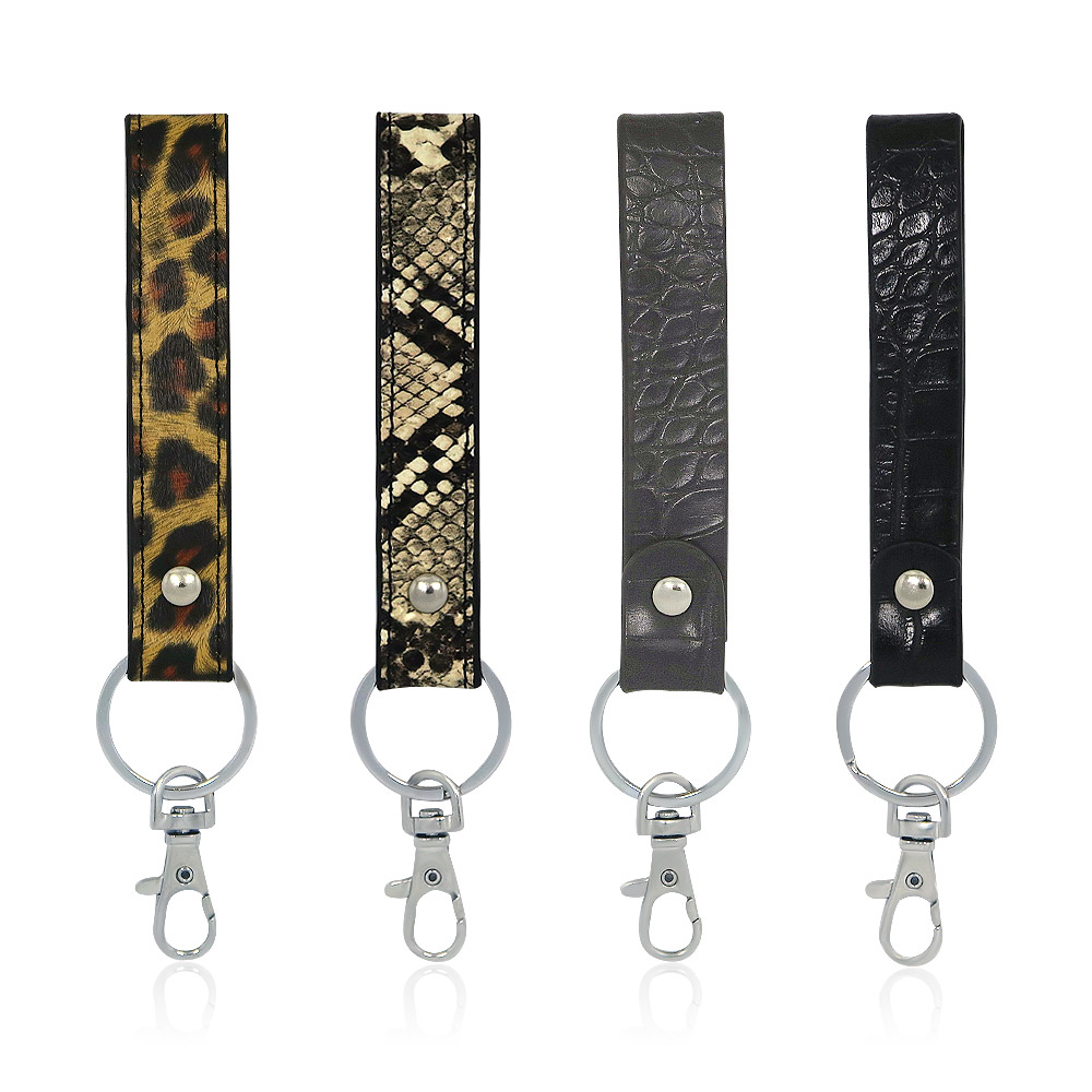 Leopard PU Leather Wrist Strap